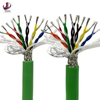 PUR wear-resistant twisted pair shielded robot cable